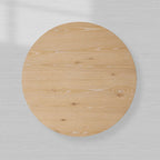 Sullivan Wood Round Coffee Table with Solid Oak Veneers Cocktail Table Living Room Center Tea Table Simplicity Style