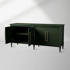 Oakleigh Wood Buffet Sideboard High-Gloss Lacquer Media TV Cabinet Entryways Storage Cabinet