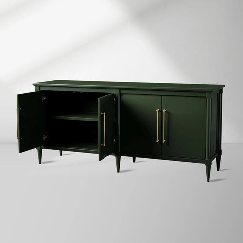 Oakleigh Wood Buffet Sideboard High-Gloss Lacquer Media TV Cabinet Entryways Storage Cabinet
