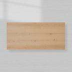 Sullivan Rectangle Waterfall Coffee Table with Solid Oak Wood  Center Tea Table Rural Style Cocktail Table