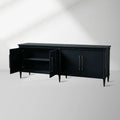Buffet/Bahut laqué brillant Oakleigh Wood pour entrée ou meuble TV/média avec rangement