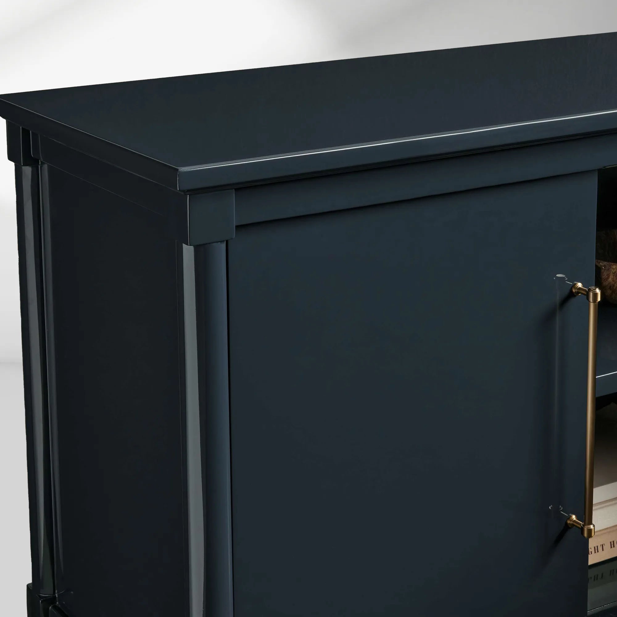 Oakleigh Wood Buffet Sideboard High-Gloss Lacquer Media TV Cabinet Entryways Storage Cabinet