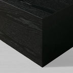 Sullivan Rectangle Coffee Table with Solid Oak Wood Center Tea Table Cocktail Table Rural Style