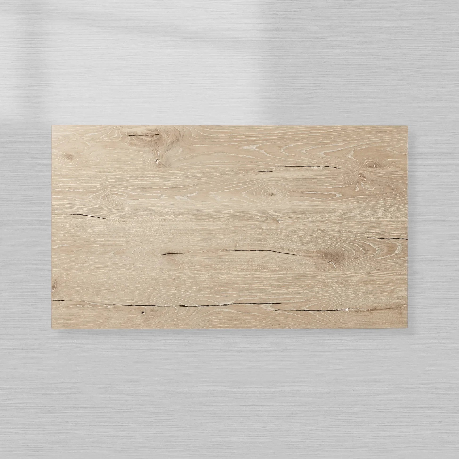 Sullivan Rectangle Coffee Table with Solid Oak Wood Center Tea Table Cocktail Table Rural Style