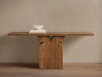 Dumai Reclaimed Teak Wood Console Entrance Table Country Style Hallway Table