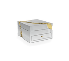 Luxury Lapiaz Watch Box with Polished Stainless Steel & Premium Watch Storage Design