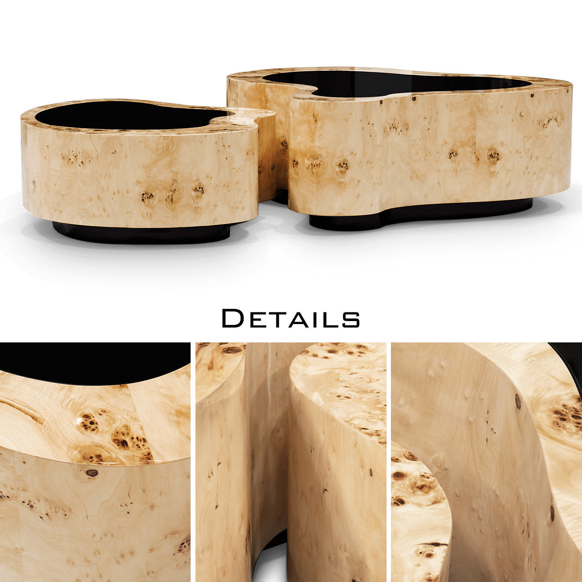 Luxury Hammered Brass Coffee Table with Wave Sculptural Design & Artisan Craftsmanship