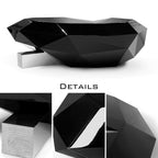 Luxury Geometric Coffee Table with Diamond-Inspired Design & High Gloss Finish