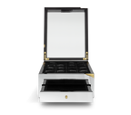 Luxury Lapiaz Watch Box with Polished Stainless Steel & Premium Watch Storage Design