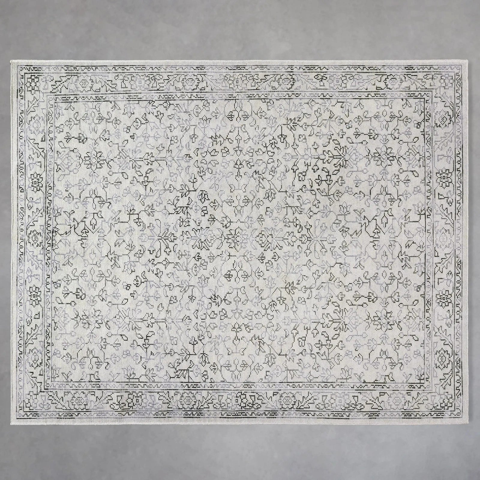 Flora Performance Rug Persian Style Floral Patterns Carpet