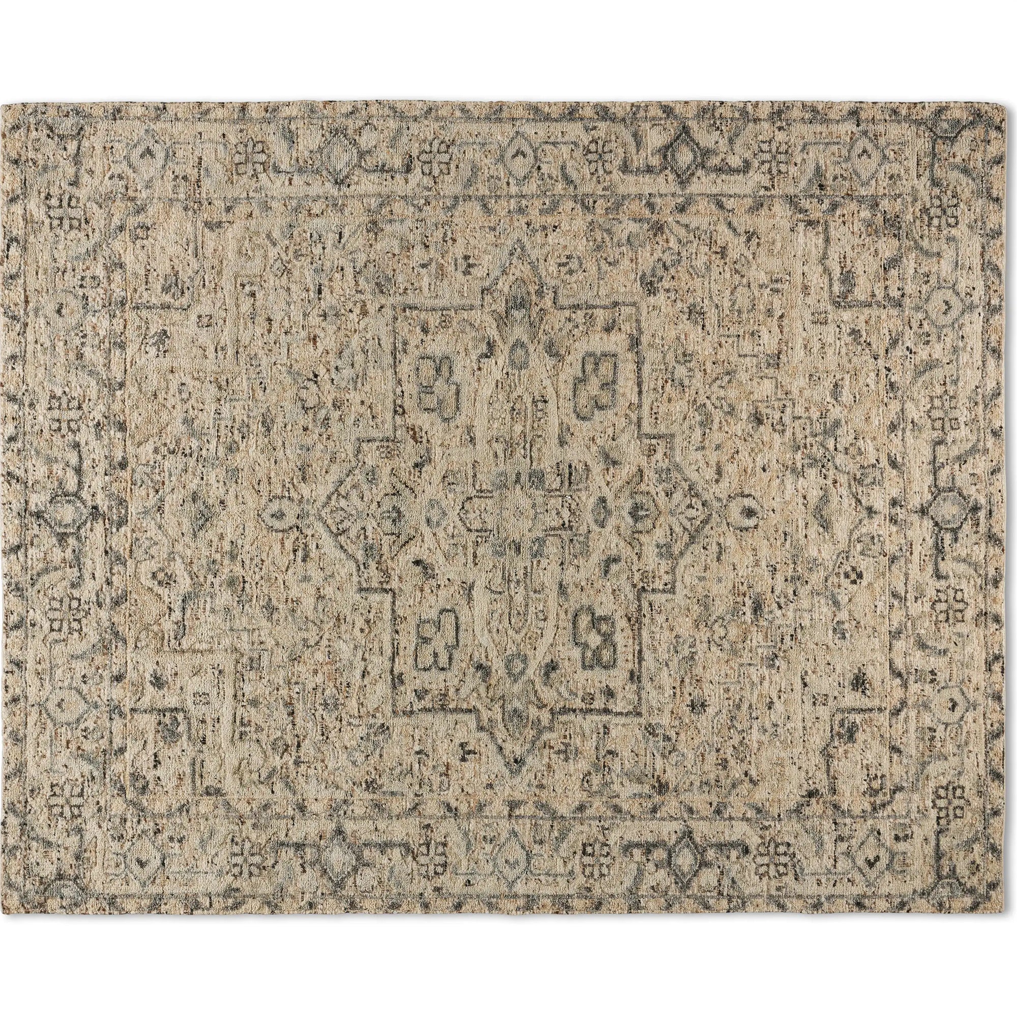 Sador Hand-Knotted Rug Soft Colors & Minimalist Style Carpet