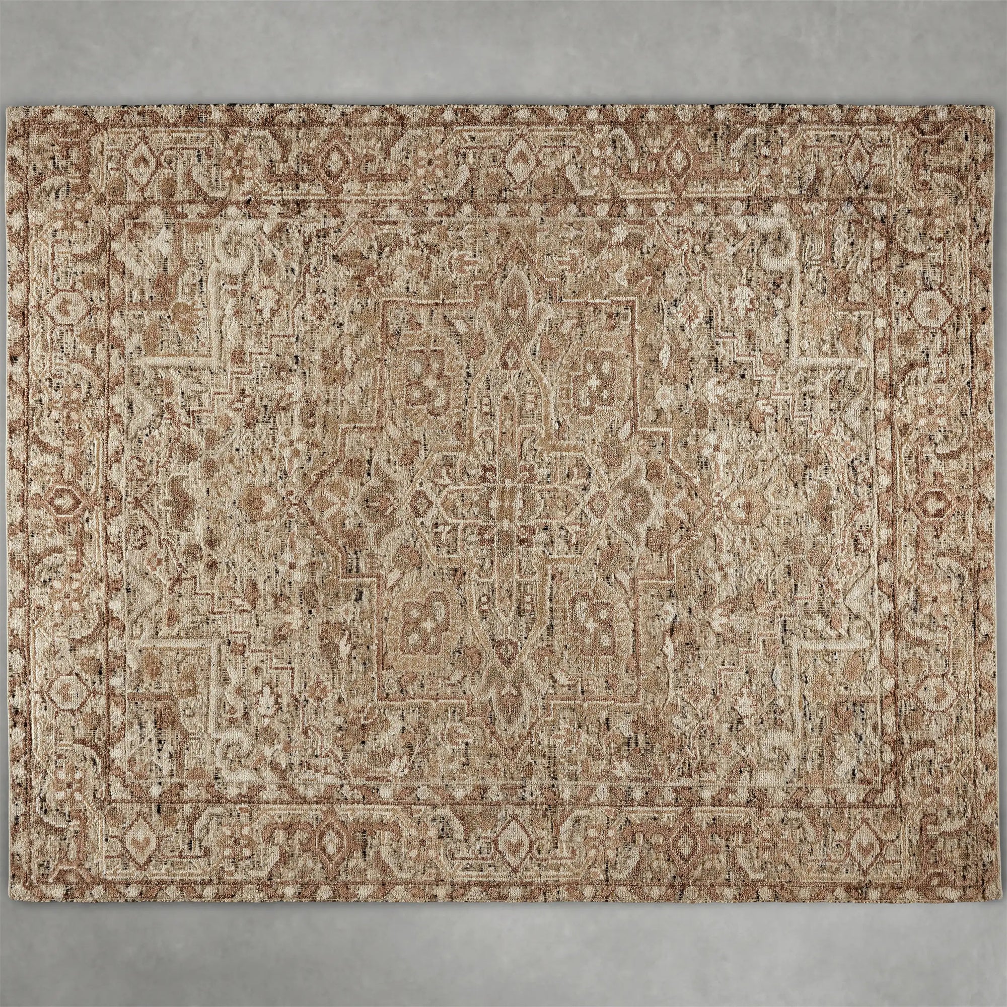 Sador Hand-Knotted Rug Soft Colors & Minimalist Style Carpet