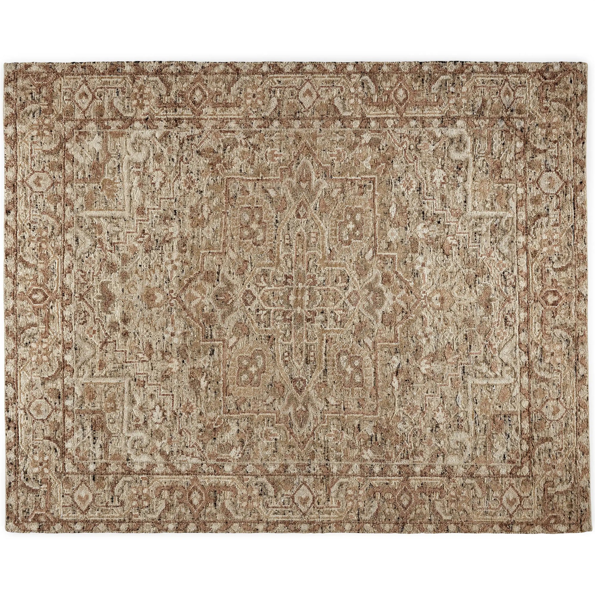 Sador Hand-Knotted Rug Soft Colors & Minimalist Style Carpet