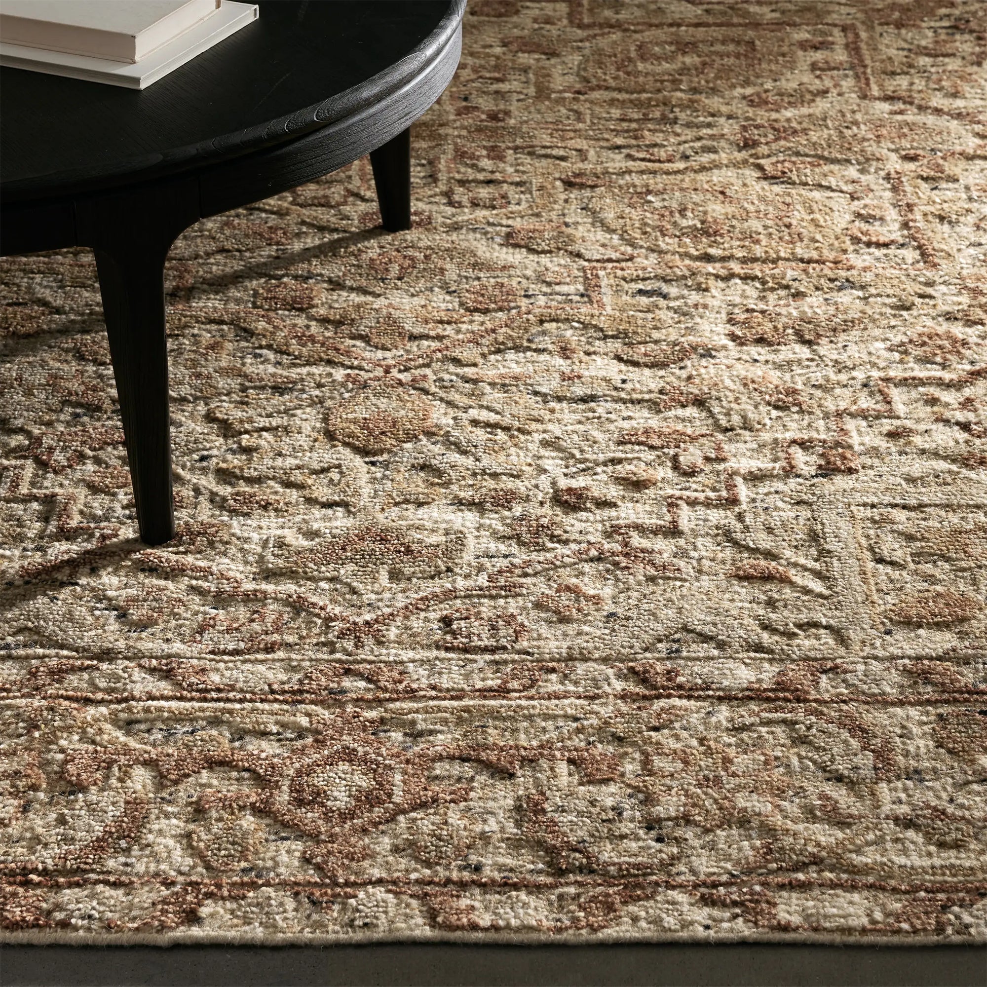 Sador Hand-Knotted Rug Soft Colors & Minimalist Style Carpet