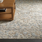 Sador Hand-Knotted Rug Soft Colors & Minimalist Style Carpet