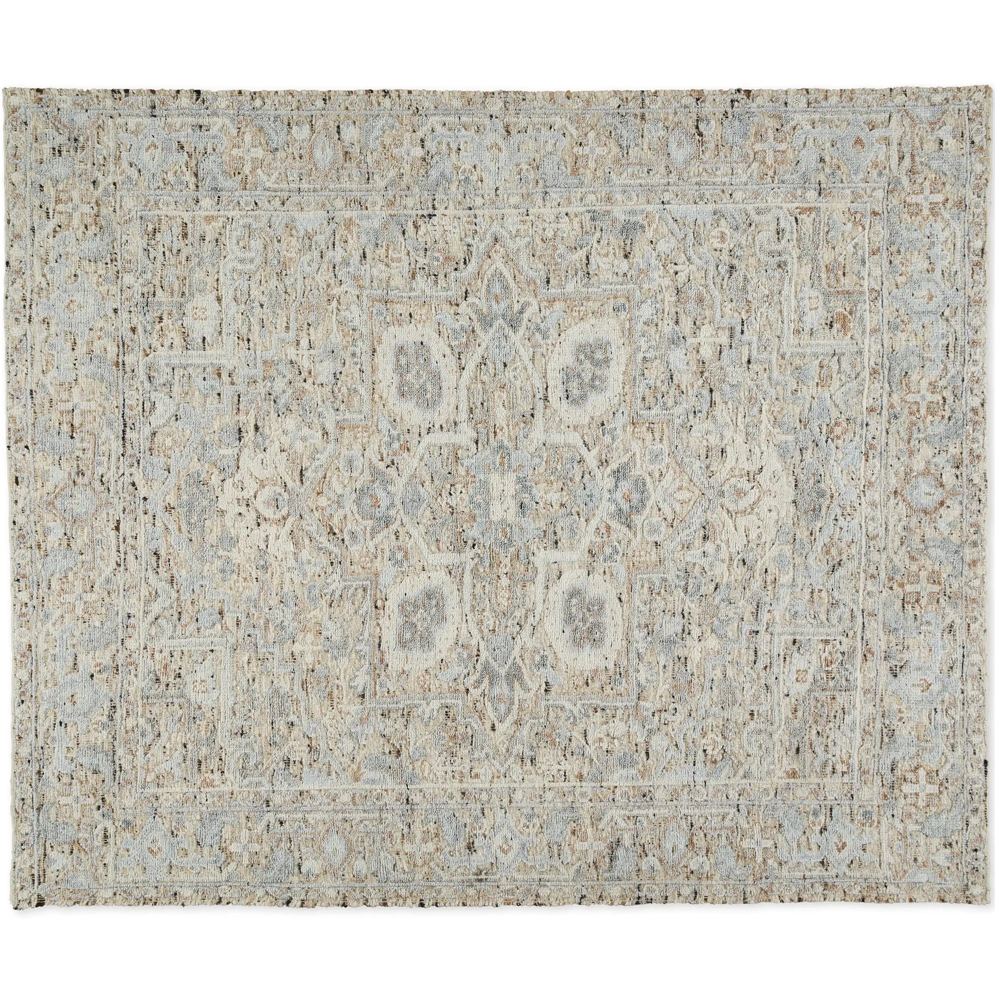 Sador Hand-Knotted Rug Soft Colors & Minimalist Style Carpet