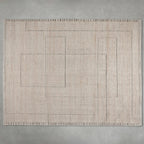 Walker Performance Neutral Hues Rug Geometric Patterns Carpet