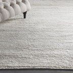 Aberdeen Handgeknüpfter Teppich Traditionelle Techniken Teppich Minimalistischer Moderner Unifarbener Texturstil