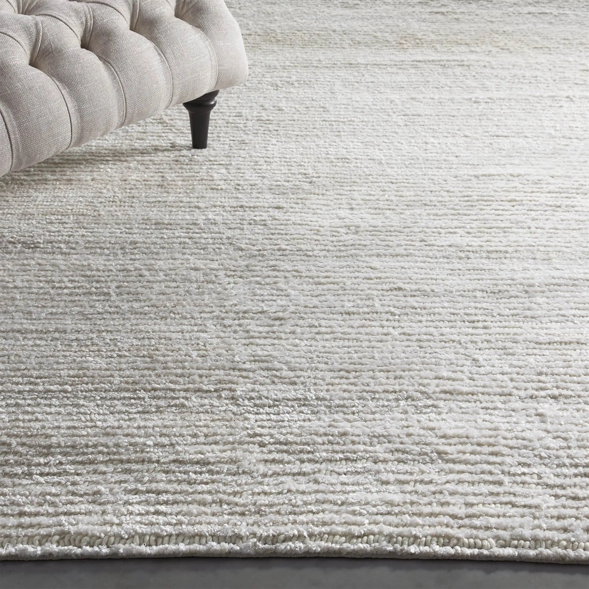 Aberdeen Handgeknüpfter Teppich Traditionelle Techniken Teppich Minimalistischer Moderner Unifarbener Texturstil