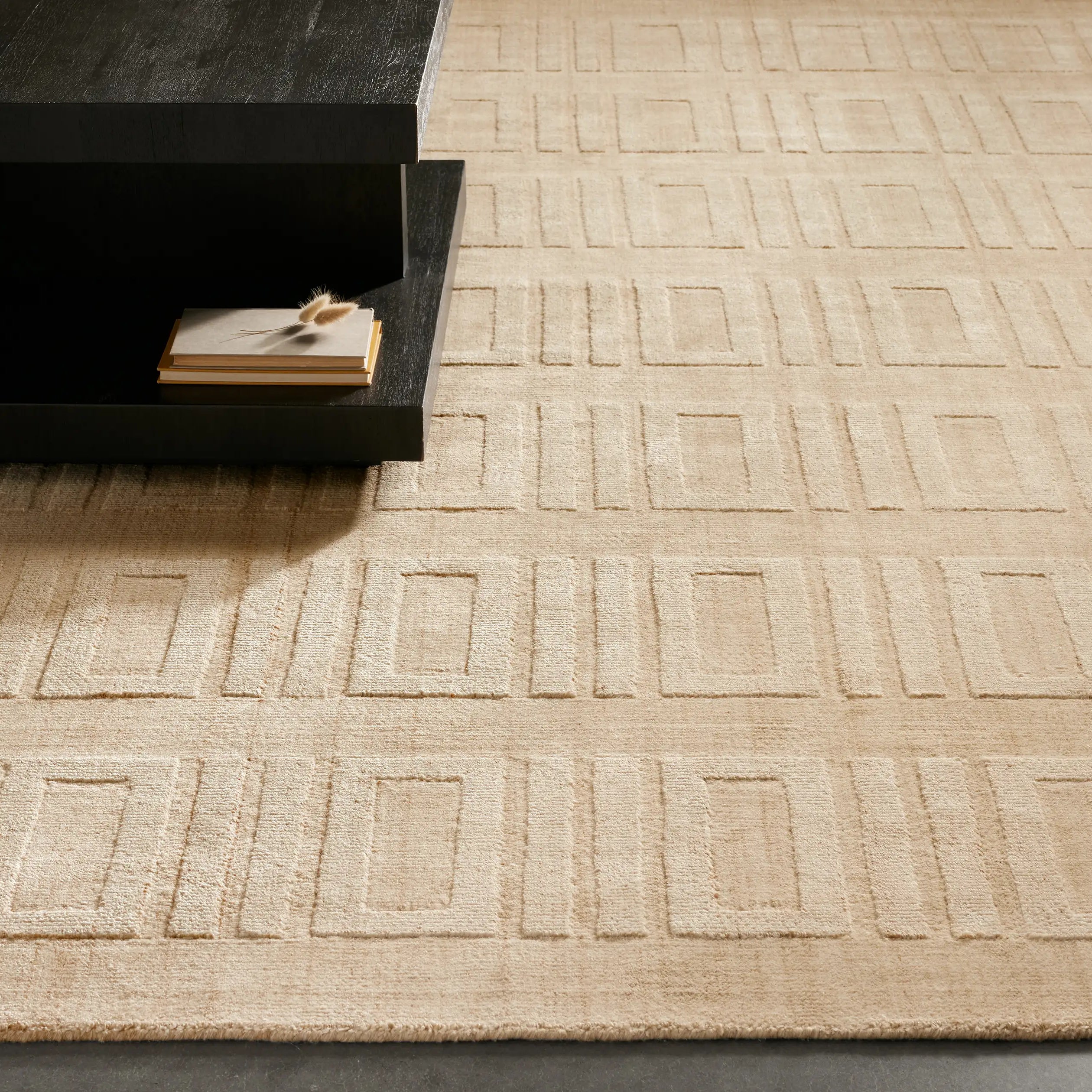 Beo Hand-Knotted Rug Elegant & Modern Minimalist Style Carpet