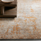 Zealand Hand-Knotted Rug Modern Color Palette and Floral Brocade Pattern Carpet