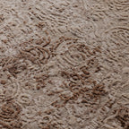 Zealand Hand-Knotted Rug Modern Color Palette and Floral Brocade Pattern Carpet