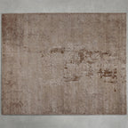 Zealand Hand-Knotted Rug Modern Color Palette and Floral Brocade Pattern Carpet