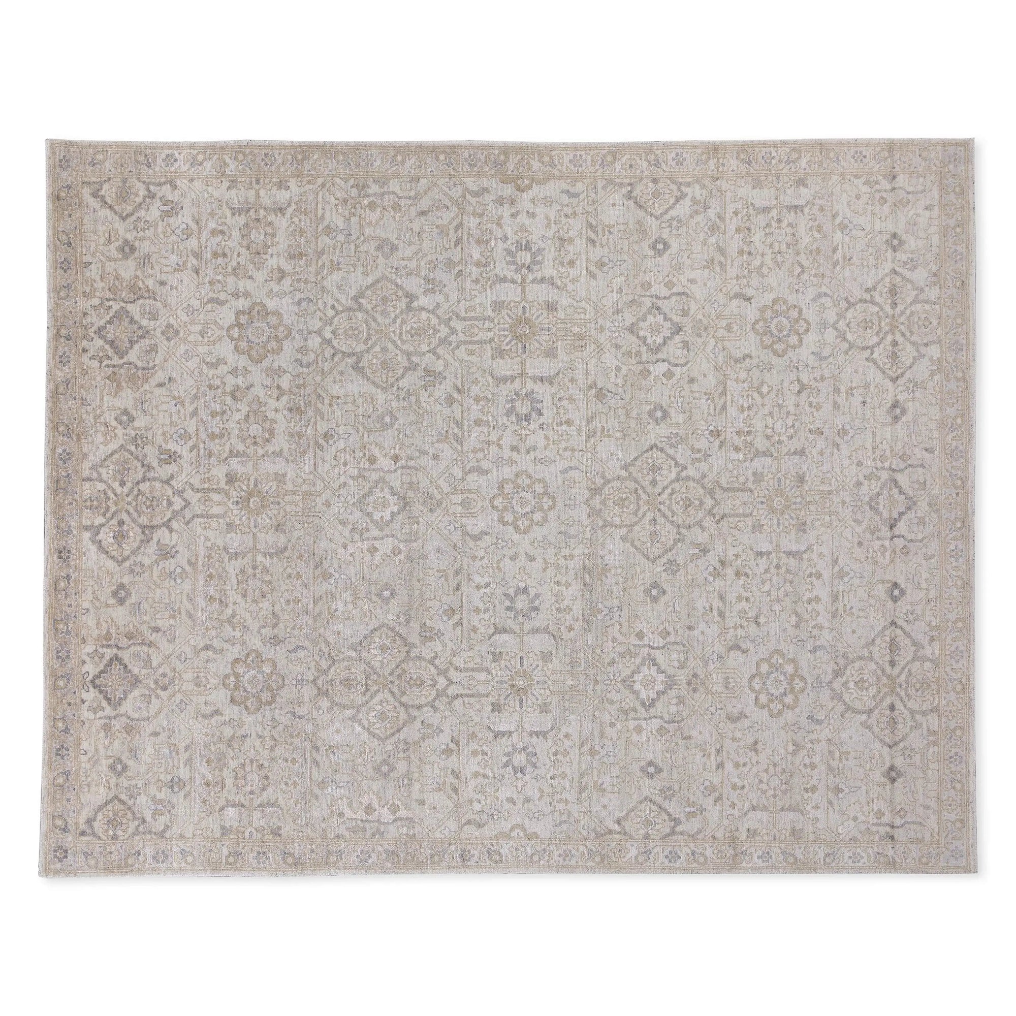 Sonona Hand-Knotted Rug Traditional Mixed with Modern Style Unique Carpet