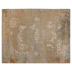 Tancey Hand-Knotted Rug Modern Style Abstract Floral Pattern Carpet