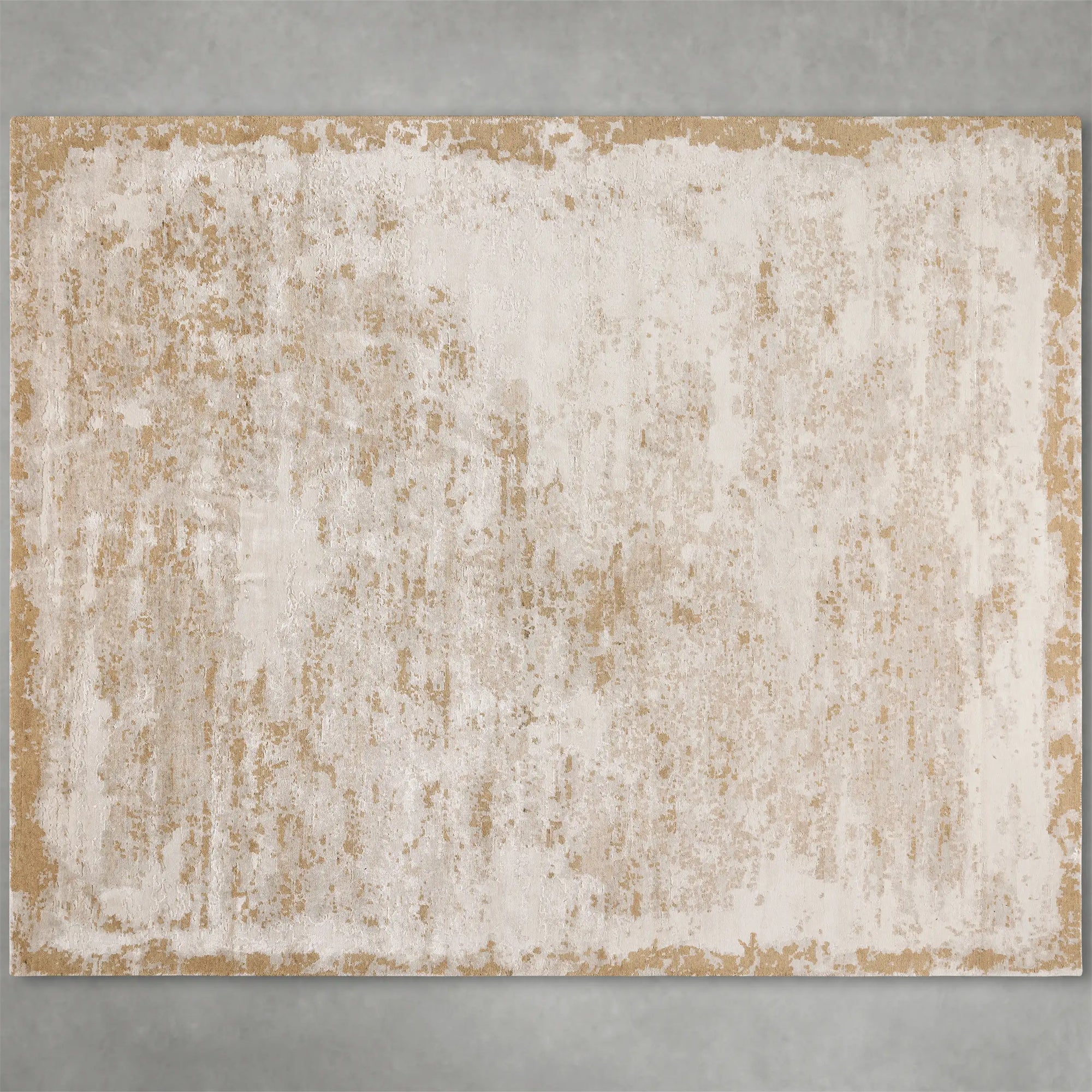 Tiona Monron Wool Hand-Knotted Rug Fusion of Traditional Craftsmanship and Oil Painting Exquisite Carpet