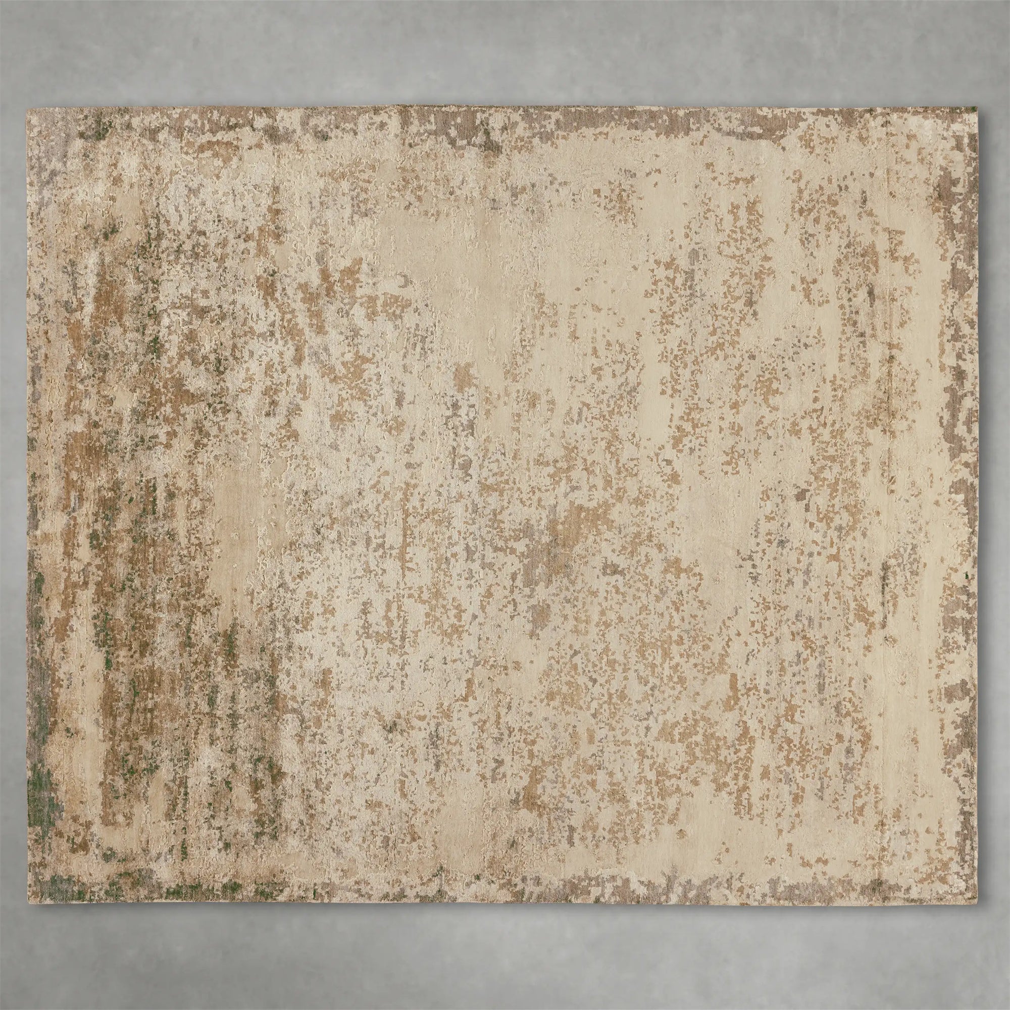 Tiona Monron Wool Hand-Knotted Rug Fusion of Traditional Craftsmanship and Oil Painting Exquisite Carpet