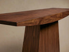 Ilaria Walnut Wood Entryway Console Table Elegant Classic Style Hallway Entrance Table