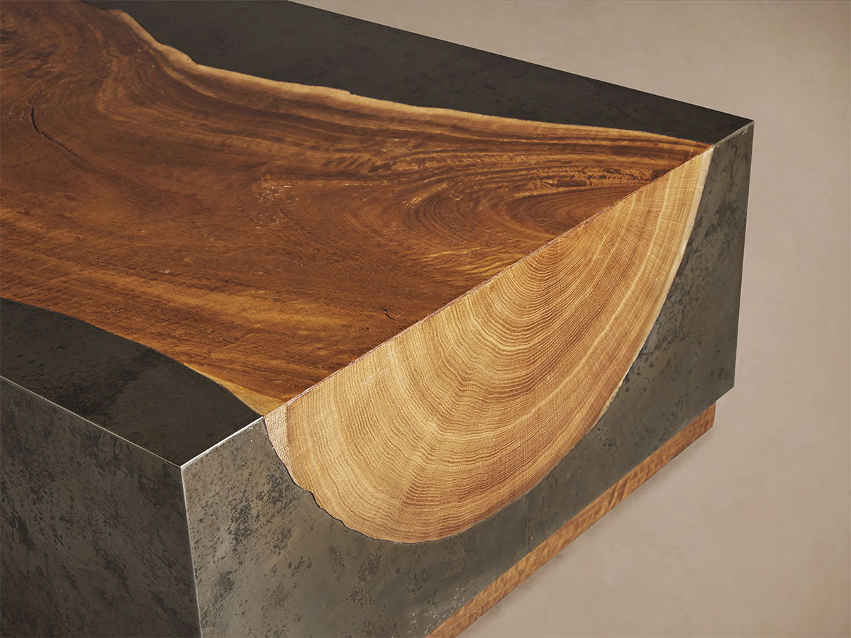 Acacius Coffee Table Rectangular Yukas Wood Center Tea Table