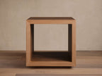 Table d'appoint carrée en bois massif Mihaela