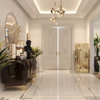 Luxury Diamond-Inspired Sideboard Buffet Cabinet with Black Gold Finish