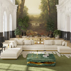 Luxury Carrara Marble Coffee Table with Sculptural Brass Frame & Organic Design