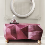 Luxury Diamond-Inspired Sideboard Cabinet with Black Gold Finish & Hidden Storage