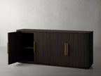 Finnley Pine Wood Sideboard Buffet Storage Cabinet Country Media TV Cabinet Entryway Cabinet