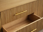 Finnley Wood Buffet Sideboard 3 Drawers TV Cabinets Countertop Entrance Cabinets