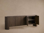 Flore Marmorplatte Buffet Sideboard Holz Eingänge Schrank Wohnzimmer Medienschrank TV-Schrank