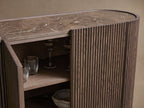 Flore Marmorplatte Buffet Sideboard Holz Eingänge Schrank Wohnzimmer Medienschrank TV-Schrank
