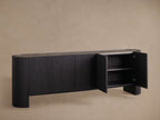 Flore Marmorplatte Buffet Sideboard Holz Eingänge Schrank Wohnzimmer Medienschrank TV-Schrank