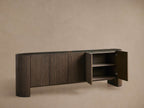 Flore Marmorplatte Buffet Sideboard Holz Eingänge Schrank Wohnzimmer Medienschrank TV-Schrank