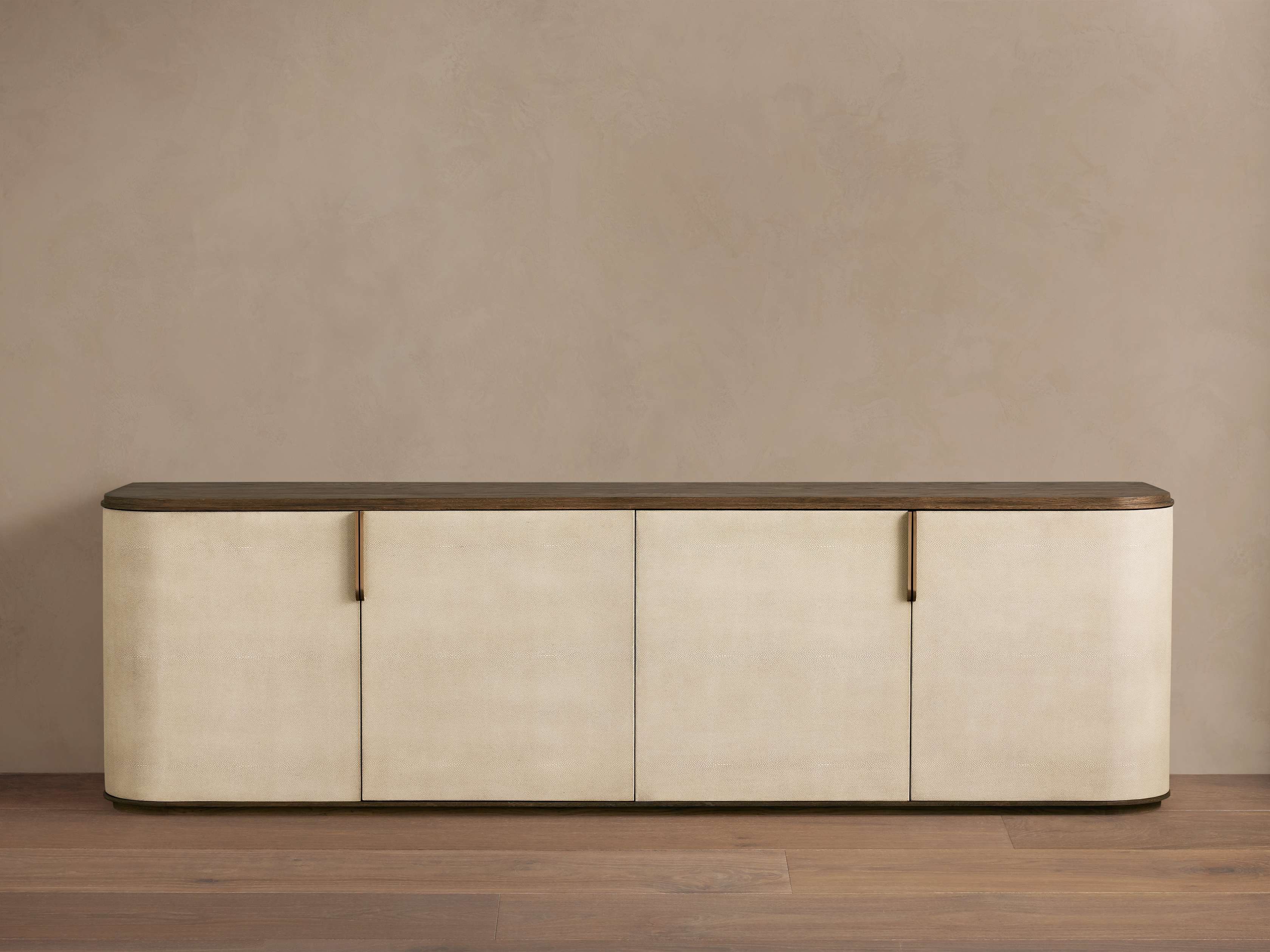Meubles TV et centres multimédias Harrow en bois, finition imitation galuchat