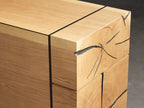 Mihaela Wood Sideboard Buffet Storage Cabinet Solid Oak Living Media TV Cabinet Country Entryway Cabinet