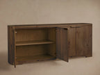 Redding Sideboard, Mid-Century Modern Solid Oak Sideboard