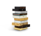 Luxury Chest of Drawers with Mixed Wood Finishes, Brass Details & Designer Storage
