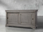 Giada Bell'Arte Vintage Console Storage Cabinet Handcrafted Italian Antique Grey Entryway Cabinet