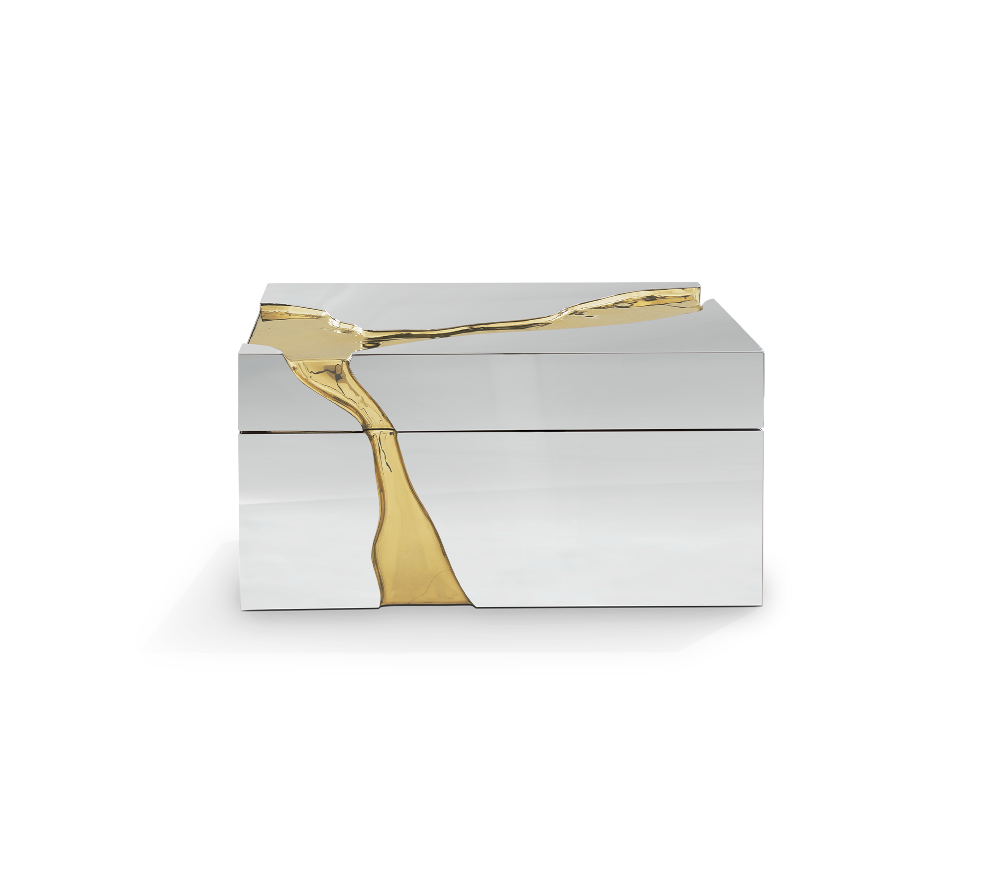 Luxury Lapiaz Watch Box with Polished Stainless Steel & Premium Watch Storage Design
