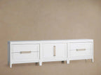 Rowan 4 Drawers TV Stand Unit Wood Entryways Storage Sideboard Cabinet Modular Media Console